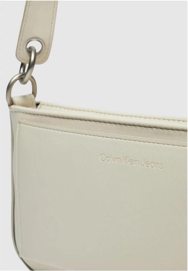 Calvin Klein Jeans Stijlvolle Beige Polyurethaan Dameshandtas Beige Dames - Foto 2