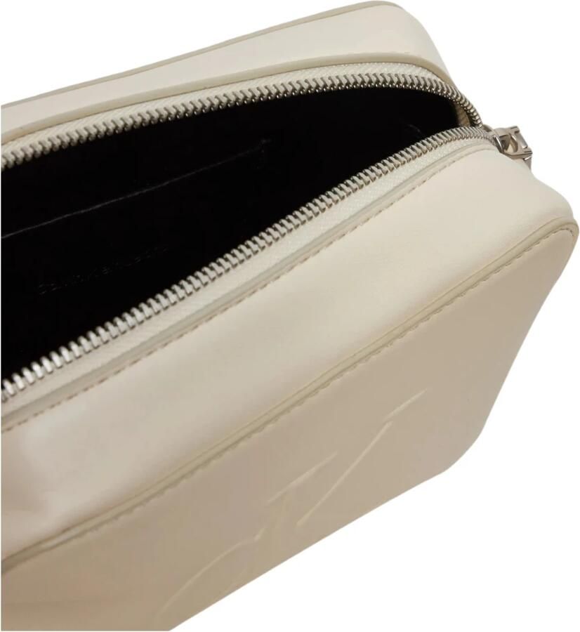Calvin Klein Jeans Crème Faux Leren Handtas Dames Collectie Beige Dames