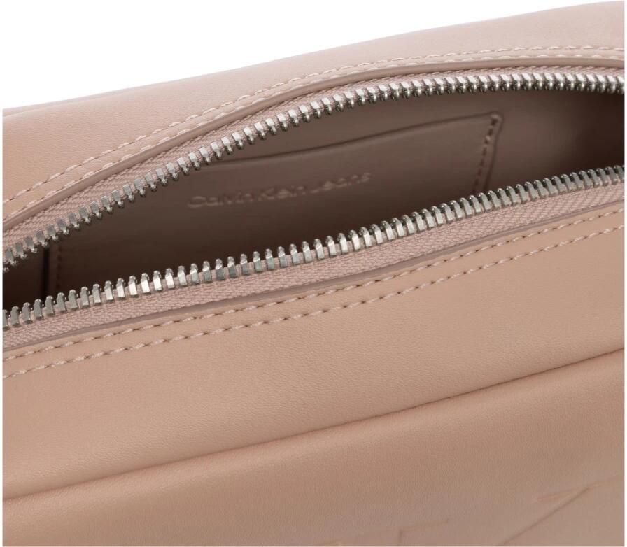 Calvin Klein Jeans Stijlvolle Crossbody Tas met Verstelbare Band Pink Dames