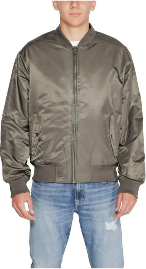 Calvin Klein Jeans Stijlvolle Polyamide Jas voor Mannen Gray Heren - Foto 4