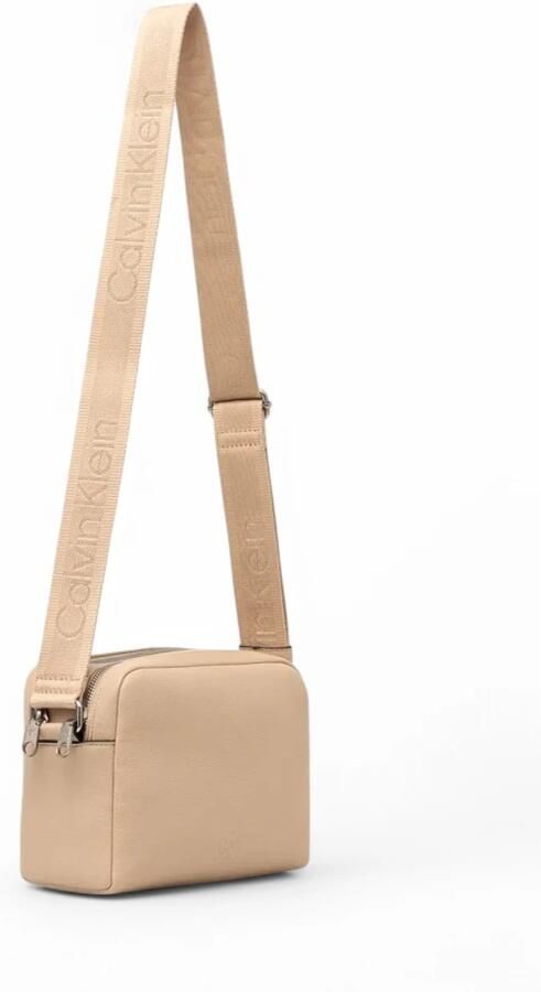 Calvin Klein Jeans Elegante Handtas met Polyurethaan Design Beige Dames - Foto 4