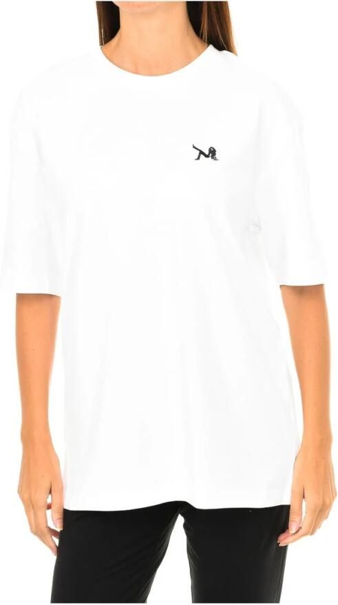 Calvin Klein Jeans T-shirt met korte mouwen en geborduurd detail White Dames - Foto 3