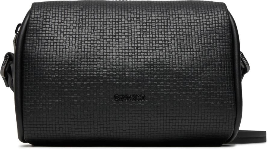 Calvin Klein Jeans Gestructureerde Synthetisch Leren Handtas Black Dames - Foto 5