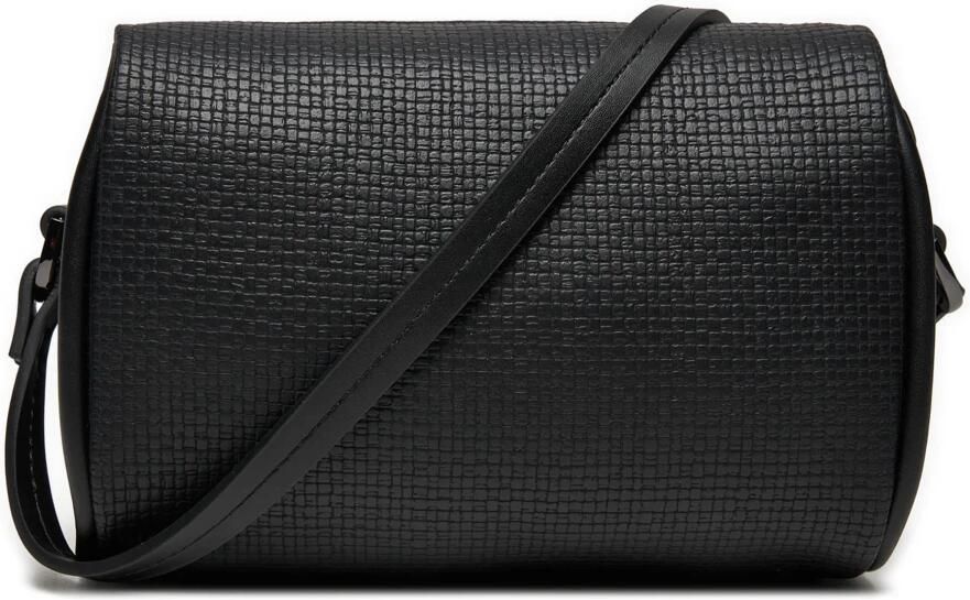 Calvin Klein Jeans Gestructureerde Synthetisch Leren Handtas Black Dames - Foto 4