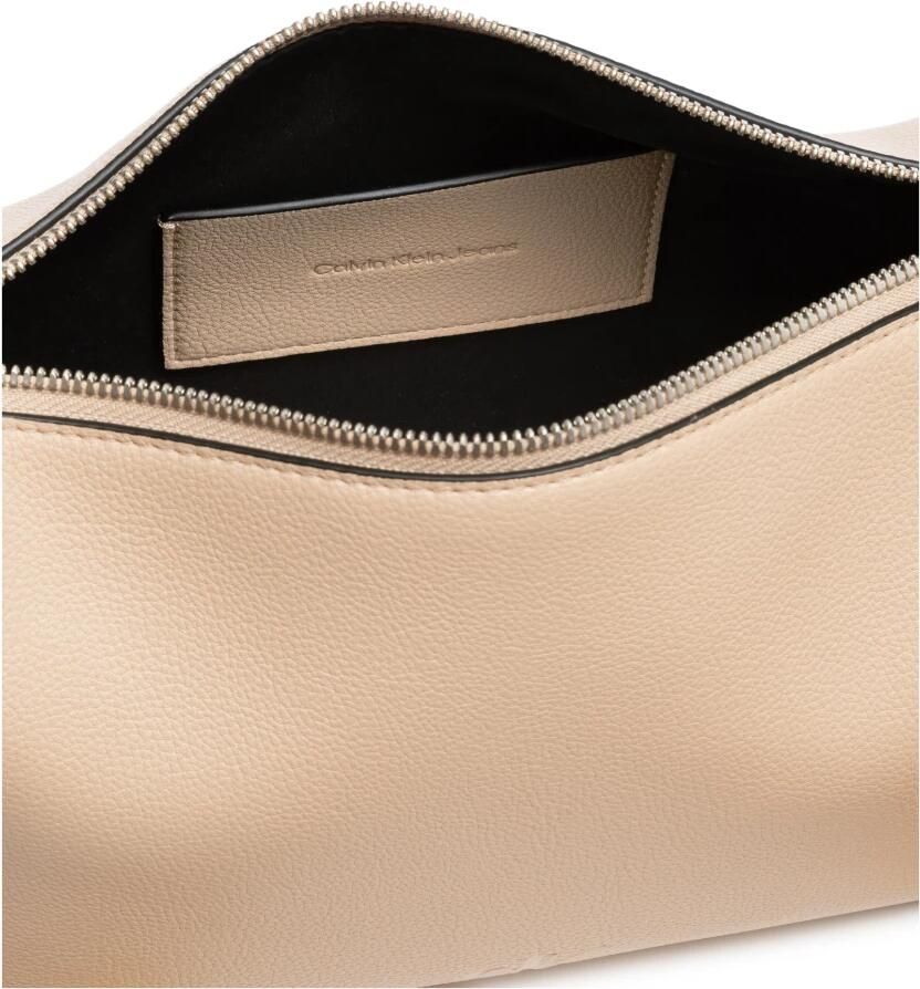 Calvin Klein Webbing Schoudertas Herfst Winter Collectie Beige Dames - Foto 3