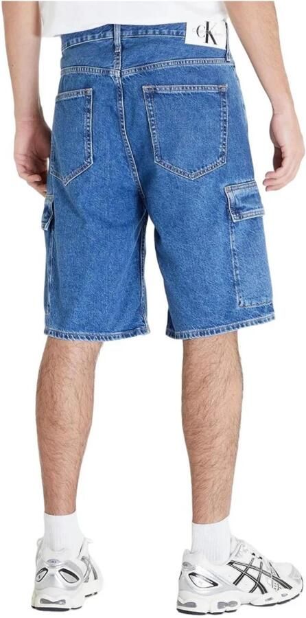 Calvin Klein Jeans Katoenen Bermuda Shorts Collectie Lente Zomer Blue Heren - Foto 2