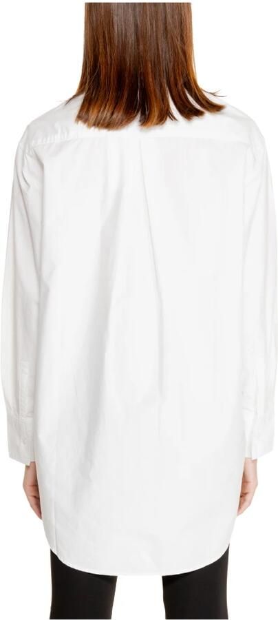 Calvin Klein Katoenen Utility Blouse Herfst Winter Collectie White Dames - Foto 4