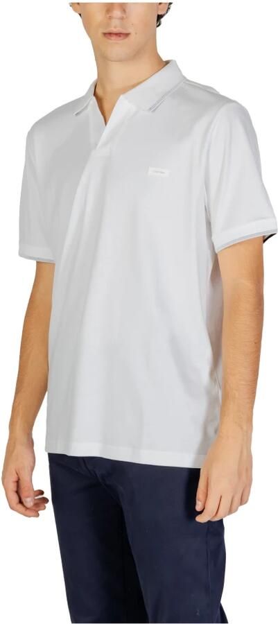Calvin Klein Jeans Polo Shirt Korte Mouw SMOOTH COTTON OPEN K10K113072 - Foto 2