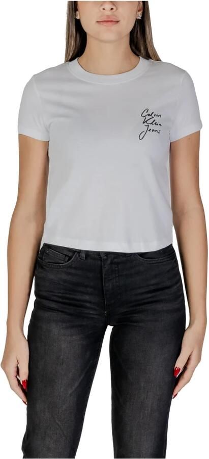 Calvin Klein Jeans T-shirt Korte Mouw SCRIPT INSTITUTIONAL J20J224984