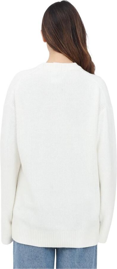 Calvin Klein Jeans Beige Katoenen Sweatshirt Ronde Hals Lente Zomer Beige Dames - Foto 4