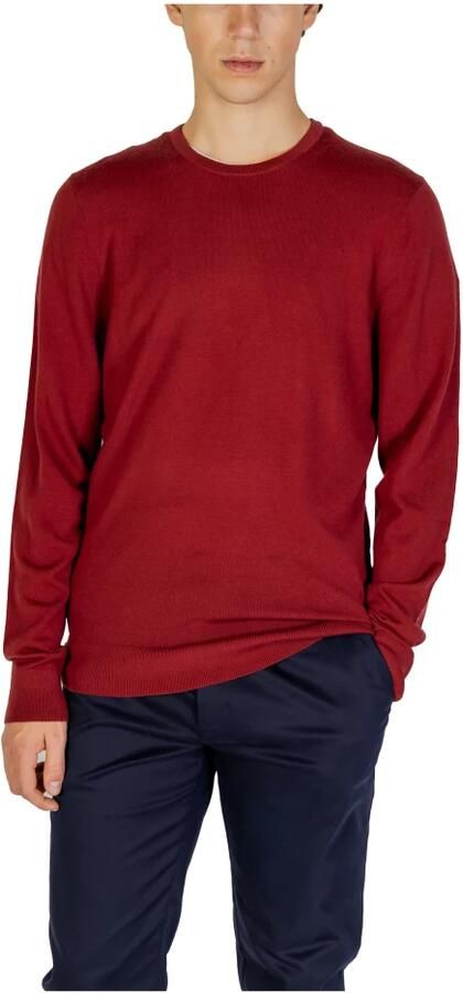 Calvin Klein Jeans Gebreid wollen T-shirt Herfst Winter Collectie Red Heren - Foto 4