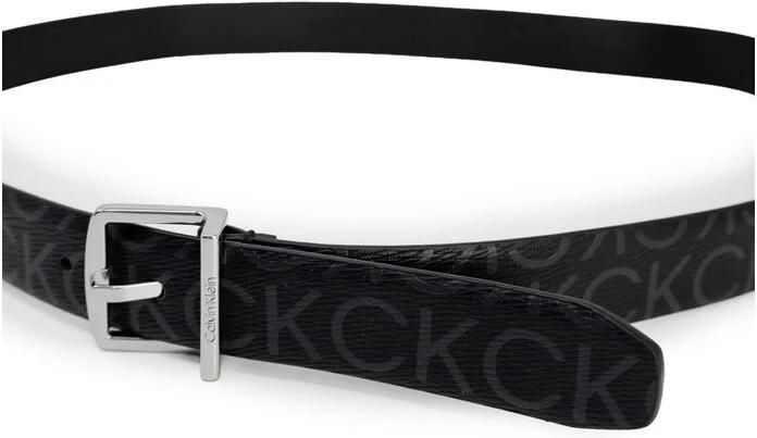 Calvin Klein Jeans Zwart Leren Damesriem Herfst Winter Collectie Black Dames