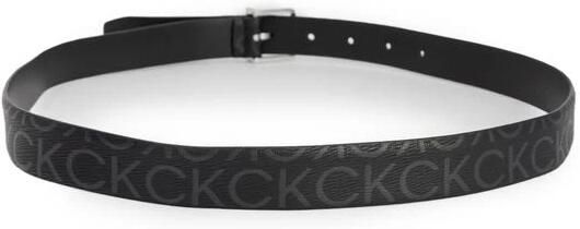 Calvin Klein Jeans Zwart Leren Damesriem Herfst Winter Collectie Black Dames - Foto 3