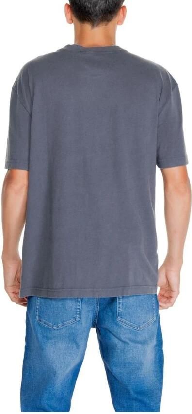 Calvin Klein Jeans Monologo Tee Herfst Winter Collectie Blue Heren