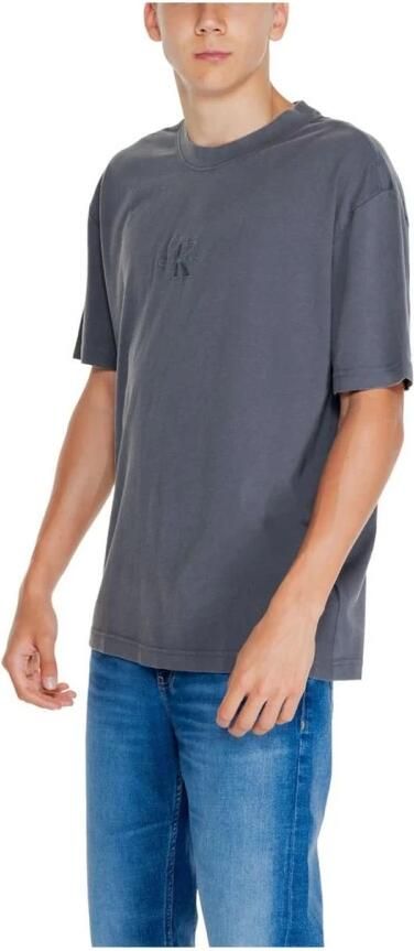 Calvin Klein Jeans Monologo Tee Herfst Winter Collectie Blue Heren - Foto 2