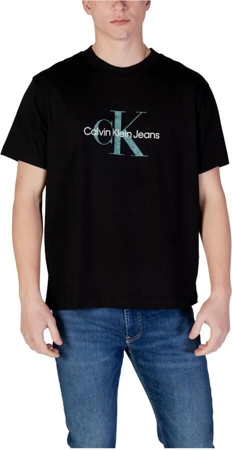 Calvin Klein Jeans Polo Shirt Lange Mouw TEXTURED MONOLOGO TEE J30J327086