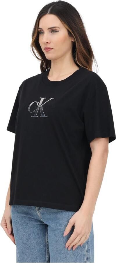 Calvin Klein Jeans T-shirt Korte Mouw EMBROIDERED MONOLOGO J20J224798 - Foto 5