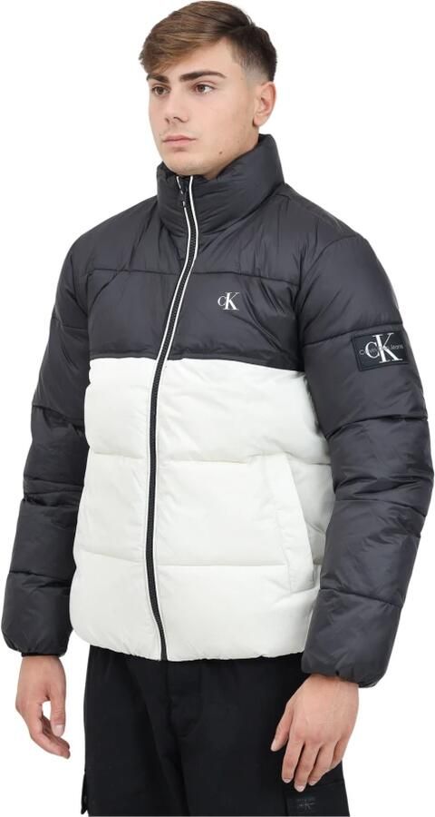 Calvin Klein Jeans Color-Block Pufferjas met hoge kraag Multicolor Heren - Foto 7
