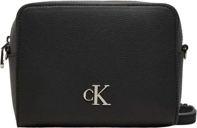 Calvin Klein Gerecyclede polyester crossbodytas met verstelbare band Black Dames - Foto 4