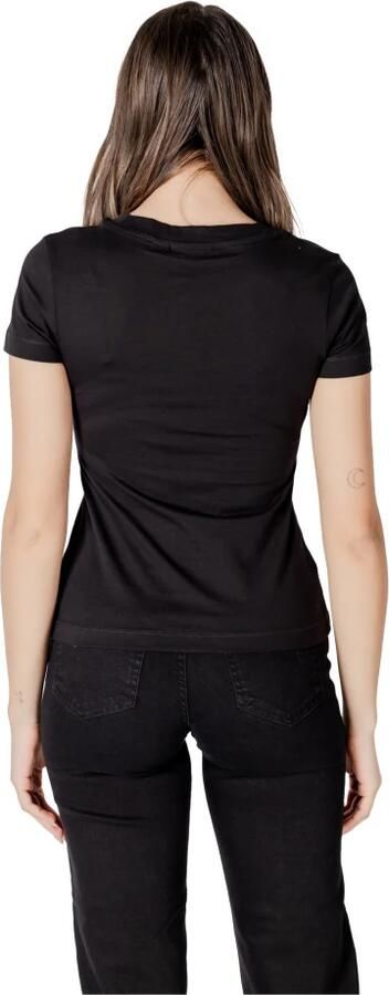 Calvin Klein Jeans Zwarte Bedrukte T-shirt voor Vrouwen Black Dames - Foto 2