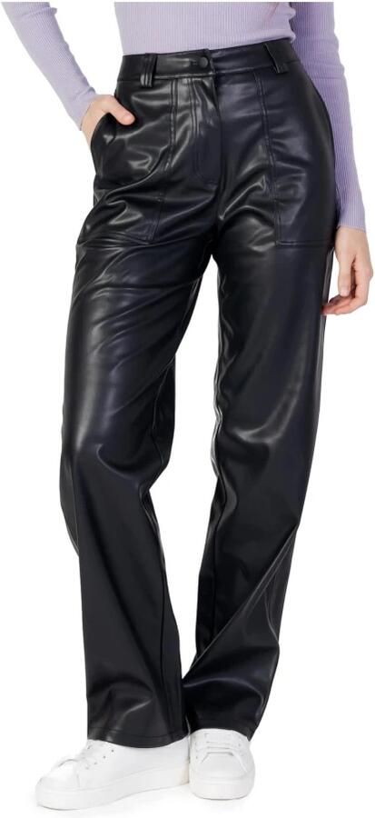 Calvin Klein Jeans Polyester Regular Broeken Herfst Winter Collectie Black Dames - Foto 3