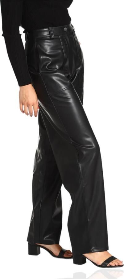 Calvin Klein Jeans Polyester Regular Broeken Herfst Winter Collectie Black Dames - Foto 4