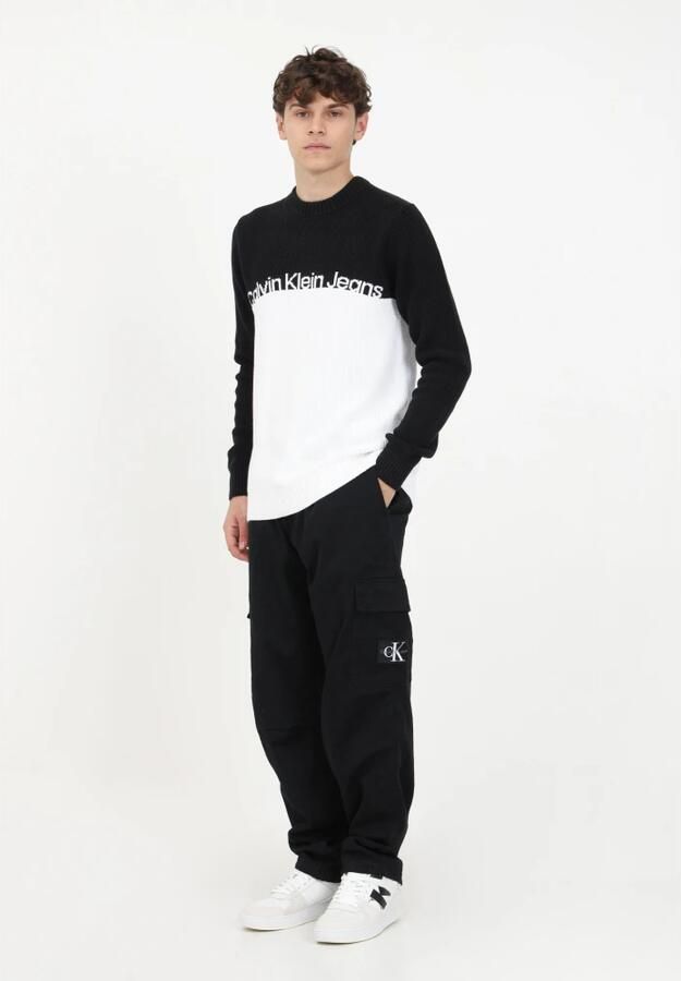 Calvin Klein Jeans Geregenereerde Katoenen Jeans & Broeken Collectie Black Heren