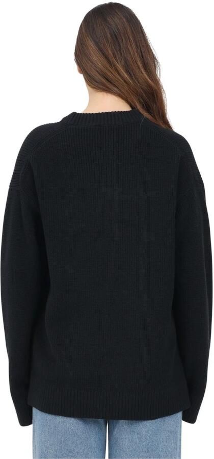 Calvin Klein Jeans Casual Relaxte Fit Sweatshirt Vrouwen Lente Zomer Black Dames - Foto 5