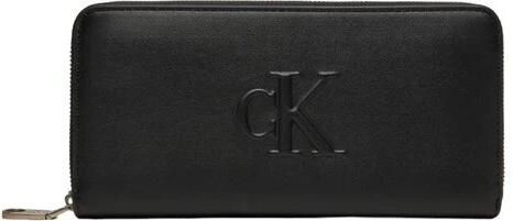 Calvin Klein Jeans Zwarte Damesportemonnee Herfst Winter Collectie Black Dames - Foto 3