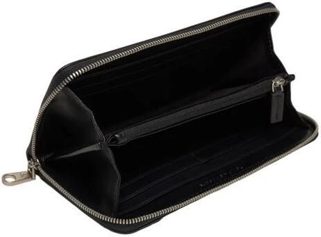 Calvin Klein Jeans Zwarte Damesportemonnee Herfst Winter Collectie Black Dames