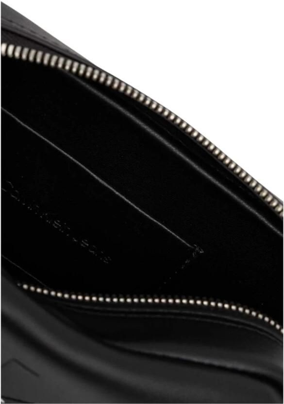 Calvin Klein Jeans Stijlvolle Crossbody Tas met Verstelbare Band Black Dames