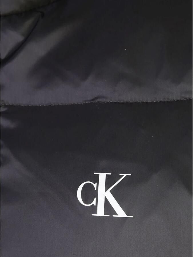 Calvin Klein Jeans Zwarte Polyamide Jas Herfst Winter Collectie Black Heren - Foto 2