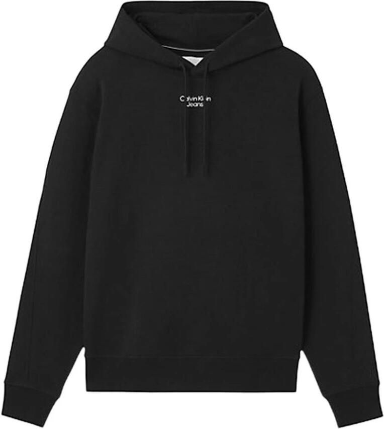 Calvin Klein Hoodie STACKED LOGO HOODIE met borduursel in ton sur ton op de mouw - Foto 2