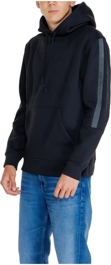 Calvin Klein Jeans Zwarte Hoodie Heren Herfst Winter Black Heren - Foto 3
