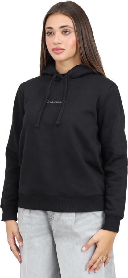 Calvin Klein Jeans Zwarte hoodie met essentieel ontwerp Black Dames - Foto 4