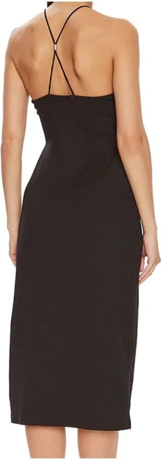 Calvin Klein Elegante Zwarte Jurk Klassiek Verfijnd Black Dames - Foto 3