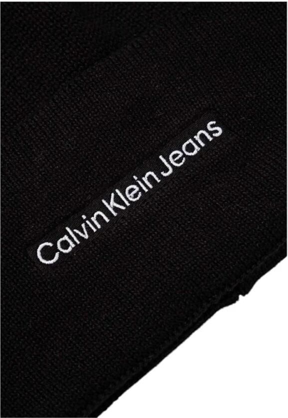 Calvin Klein Jeans Zwarte Katoenen Hoeden & Mutsen Black Heren - Foto 3