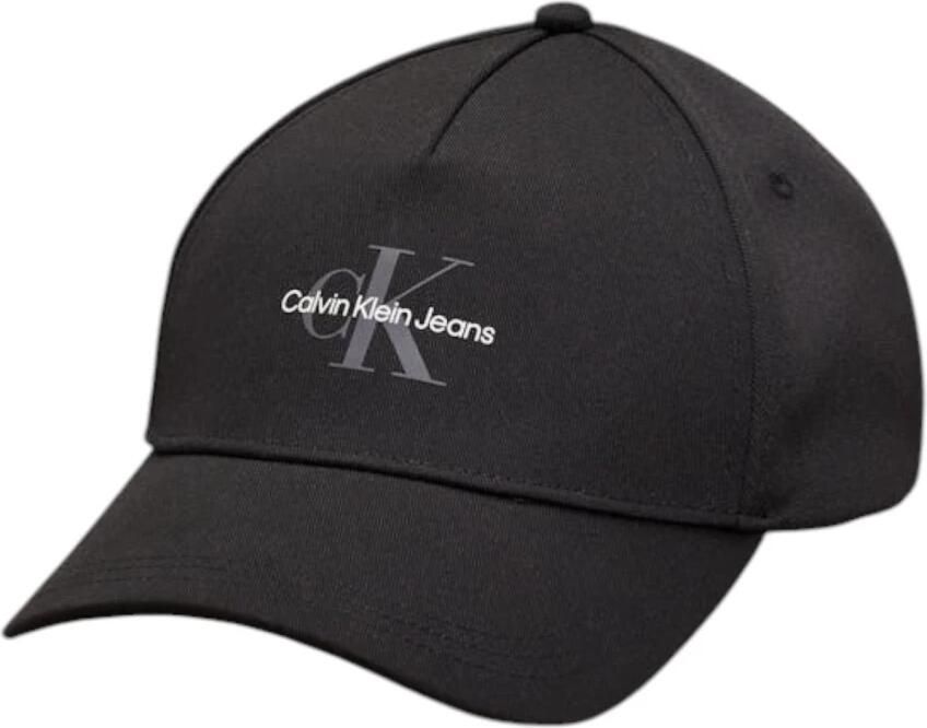 Calvin Klein Jeans Zwarte Polyester Baseball Cap Black Heren