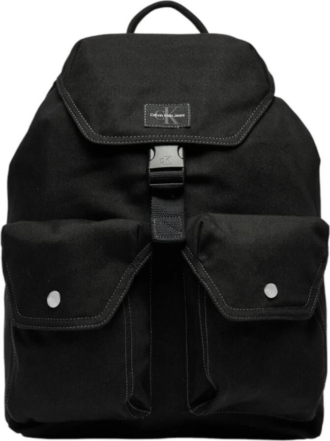 Calvin Klein Jeans Zwarte Polyester Tas met Meerdere Zakken Black Heren - Foto 4