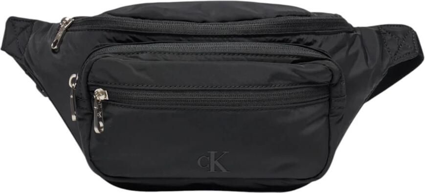 Calvin Klein Jeans Stijlvolle Polyester Heuptas met Ritszakken Black Heren - Foto 5