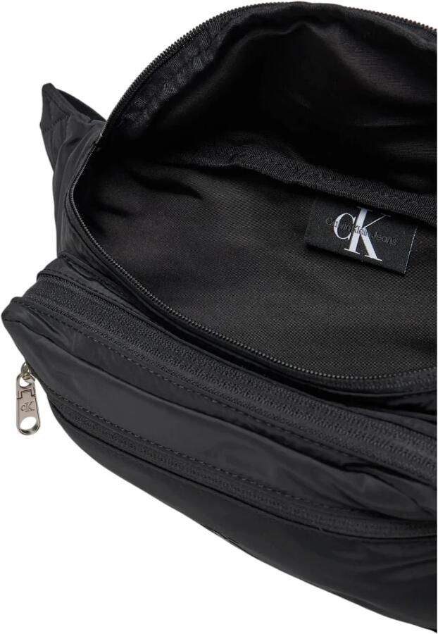 Calvin Klein Jeans Stijlvolle Polyester Heuptas met Ritszakken Black Heren - Foto 2