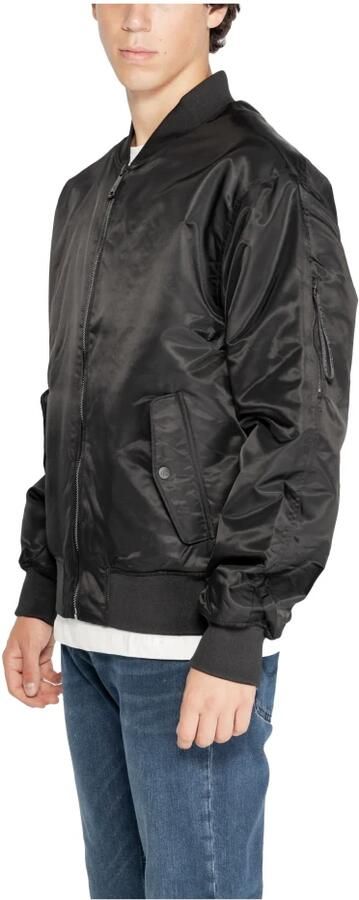 Calvin Klein Jeans Zwarte Lichtgewicht Polyamide Jas Heren Collectie Black Heren - Foto 2