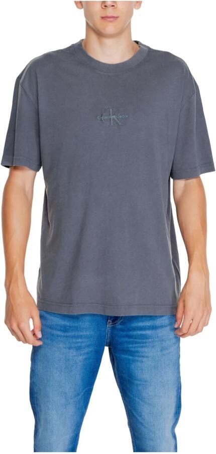 Calvin Klein Jeans Monologo Tee Herfst Winter Collectie Blue Heren - Foto 4