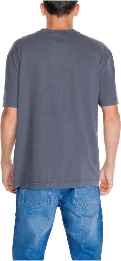 Calvin Klein Jeans Monologo Tee Herfst Winter Collectie Blue Heren