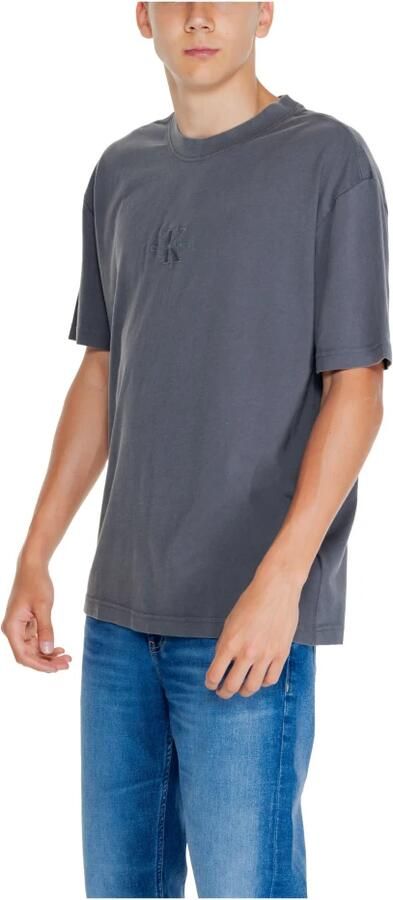 Calvin Klein Jeans Monologo Tee Herfst Winter Collectie Blue Heren - Foto 2