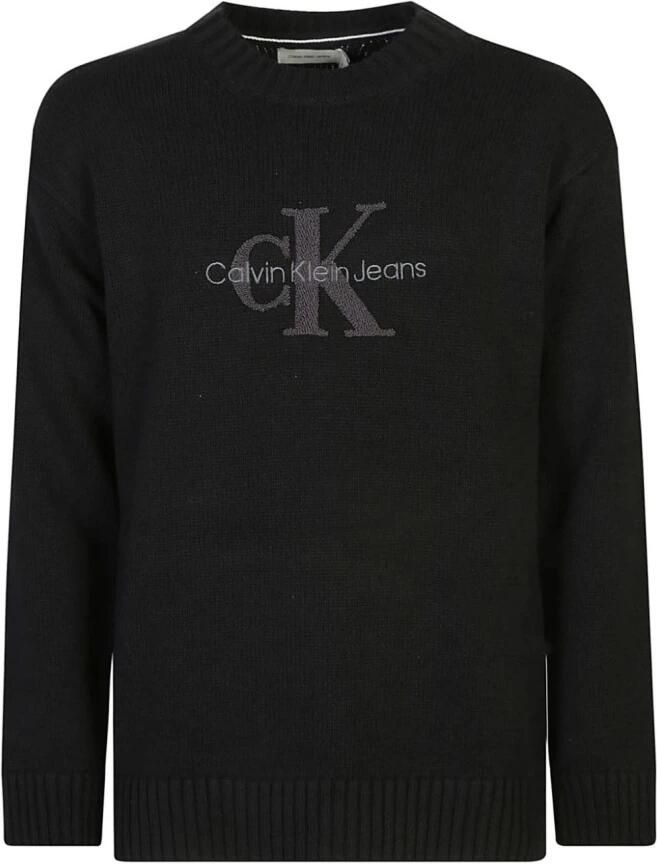 Calvin Klein Zwarte Crewneck Sweater CK Black BEH Black Heren - Foto 2