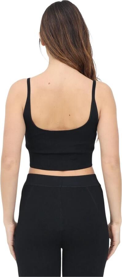 Calvin Klein Jeans Zwarte V-hals Top Slim Fit Black Dames - Foto 3