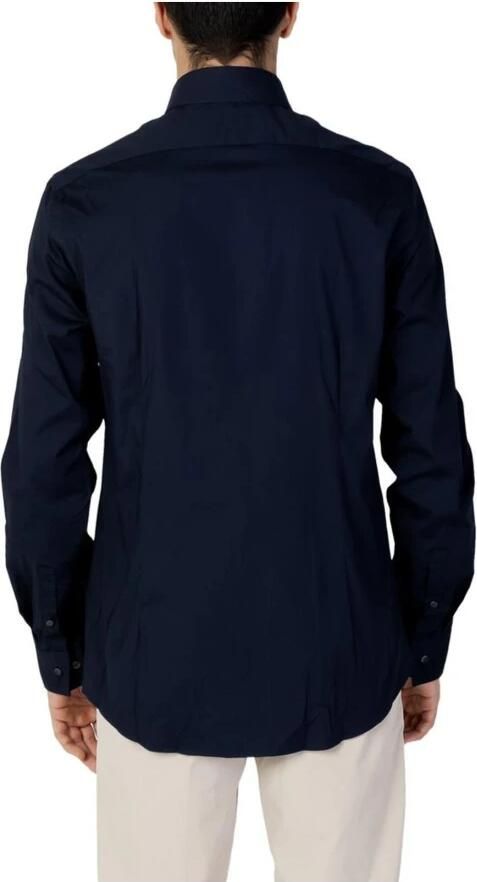 Calvin Klein Businessoverhemd POPLIN STRETCH SLIM SHIRT met kent-kraag logoprint op borsthoogte - Foto 8
