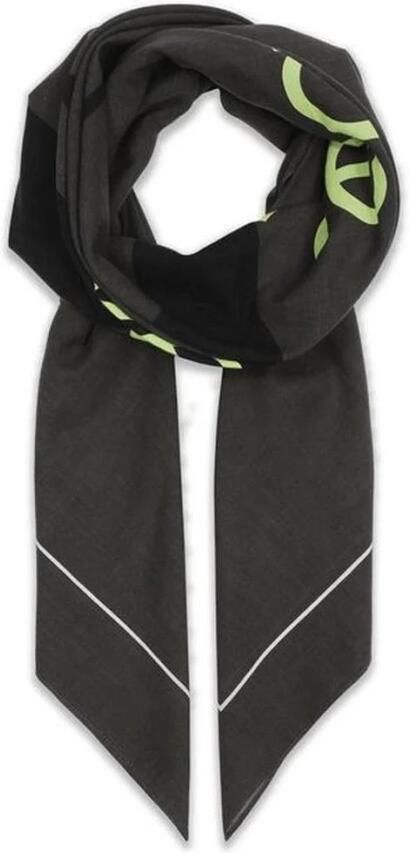 Calvin Klein Zwart Bedrukte Sjaal voor Vrouwen Multicolor Dames - Foto 2