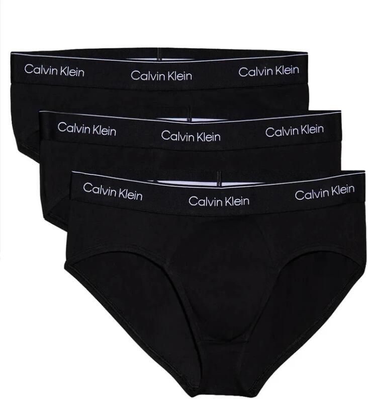 Calvin Klein Hipster HIP BRIEF 3PK met logo-elastische tailleband (3 stuks) (set 3 stuks)